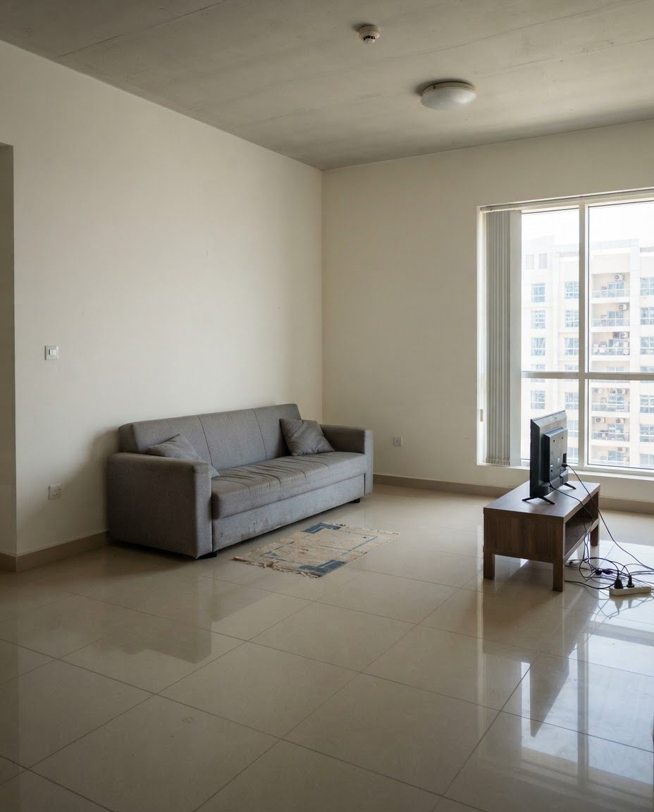 Living room before